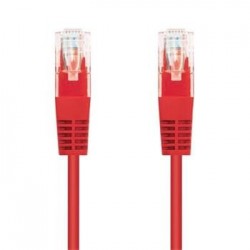 C-TECH Kabel patchcord Cat5e, UTP, červený, 5m KABCT217F