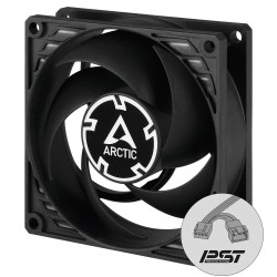 ARCTIC P8 PWM PST Case Fan - 80mm case fan with PWM control and PST...