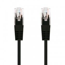 Kabel C-TECH patchcord Cat5e, UTP, černý, 5m CB-PP5-5BK