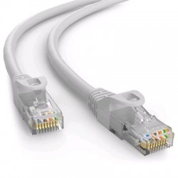 Kabel C-TECH patchcord Cat6e, UTP, šedý, 50m CB-PP6-50