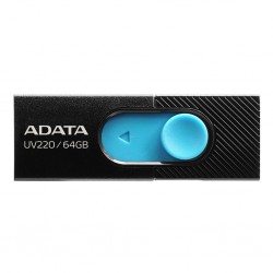 Adata Flash Drive UV220, 64GB, USB 3.0, black and blue...