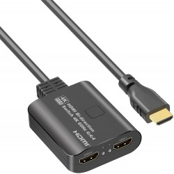 PremiumCord HDMI 2.0 Switch 4K@60Hz, 4:4:4 obousměrný 2-1 nebo 1-2...