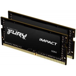 SO-DIMM 32GB DDR4-2666MHz CL15 1Gx8 Kingston FURY Impact, 2x16GB...