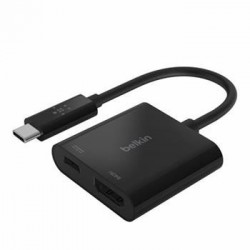 Belkin USB-C to HDMI + Charge Adapter - Black AVC002btBK
