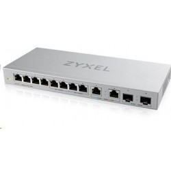 ZyXEL XGS1010-12,8-Port Gigabit Unmanaged Switch with 2-Port...