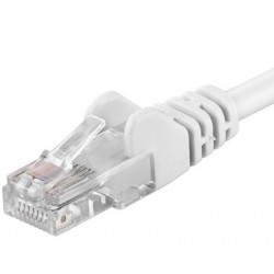 PREMIUMCORD Patch kabel UTP RJ45-RJ45 CAT5e 1.5m bílá sputp015W