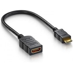PremiumCord Flexi adaptér HDMI Typ A samice - mini HDMI Typ C samec...