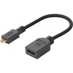 PremiumCord Flexi adaptér HDMI Typ A samice - micro HDMI Typ D...