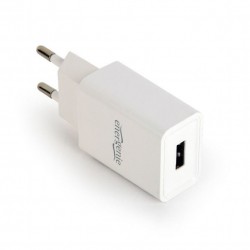 Gembird USB nabíječka 2,1A, bílá EG-UC2A-03-W