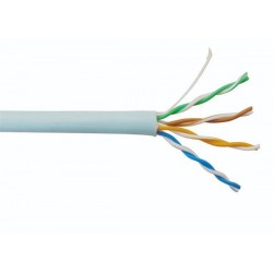 OPTIX kabel FTP, Cat5E, lanko, PVC, box 305m - šedá 0160