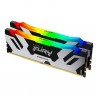 DDR5 64GB 6000MHz CL32 FURY Renegade Silver RGB Kingston XMP (2x32GB) KF560C32RSAK2-64