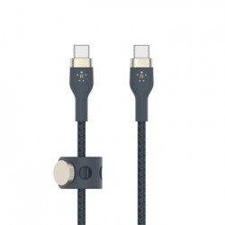 Belkin USB-C na USB-C kabel, 1m, modrý - odolný PRO Flex CAB011bt1MBL