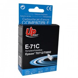 UPrint kompatibil. ink s C13T07124011, cyan, 10ml, E-71C, pre Epson...