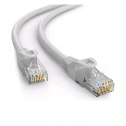 C-TECH kabel patchcord Cat6e, UTP, šedý, 1m CB-PP6-1