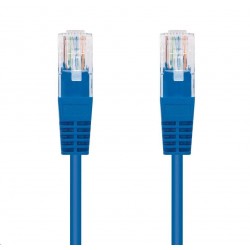 C-TECH kabel patchcord Cat5e, UTP, modrý, 3m CB-PP5-3B