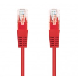 C-TECH kabel patchcord Cat5e, UTP, červený, 3m CB-PP5-3R