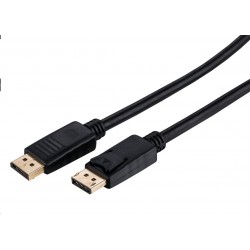 C-TECH kabel DisplayPort 1.2, 4K@60Hz, M/M, 5m CB-DP12-5