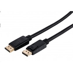 C-TECH kabel DisplayPort 1.2, 4K@60Hz, M/M, 1m CB-DP12-1