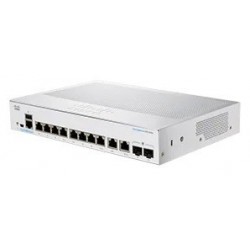 Prepínač Cisco CBS350-8T-E-2G, 8xGbE RJ45, 2xGbE RJ45/SFP, bez...