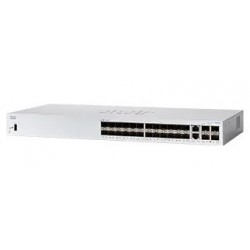 Prepínač Cisco CBS350-24S-4G-EU, 24xGbE SFP, 2xGbE RJ45/SFP, bez...