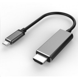 Kábel PREMIUMCORD USB3.1 Type-C na HDMI, 1,8 m 4K*2K@60Hz Hliník...
