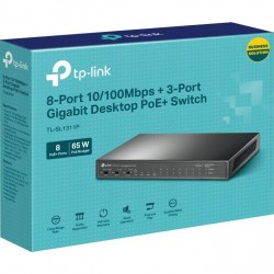 TP-Link TL-SL1311P, Switch 11-Port/1Gbp/Des/PoE+