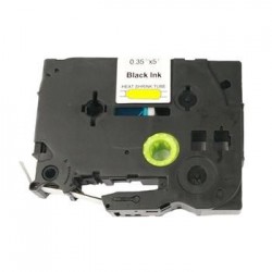 alt. zmršťovacia bužírka pre BROTHER HSe-611 čierne písmo, žltá...