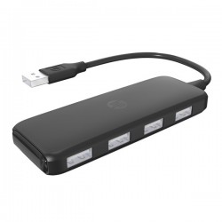 USB (2.0) hub 4-port, DHC-CT110C, čierny, Hewlett-Packard