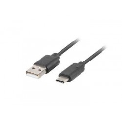LANBERG USB-C (M) na USB-A (M) 2.0 kabel 0,5m, černý, rychlé...