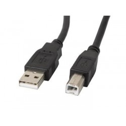 LANBERG USB-A (M) na USB-B (M) 2.0 kable 5m, černý...