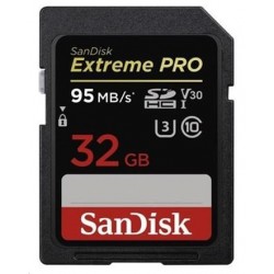 SanDisk SDHC karta 32GB Extreme PRO (300 MB/s, Class 10, UHS-II U3...