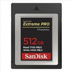SanDisk Extreme Pro CFexpress Card 512GB, Type B, 1700MB/s Read,...