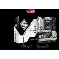 ASROCK Z790 STEEL LEGEND WIFI (intel 1700 12+13gen, 4xDDR5 6800MHz,...