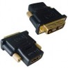Redukcia z DVI male na HDMI female pozlat. konekt. A-HDMI-DVI-2