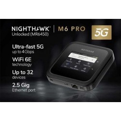 Netgear 5G WiFi 6E Mobile Router (MR6450) MR6450-100EUS