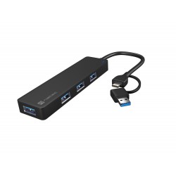 Rozbočovač Natec MAYFLY 4xUSB-A 3.0 HUB + USB-A adaptér NHU-2023