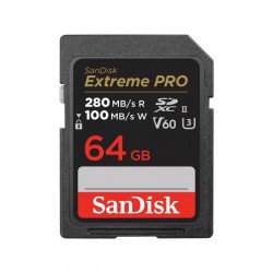 SanDisk SDXC karta 64GB Extreme PRO (280 MB/s Class 10, UHS-II V60)...