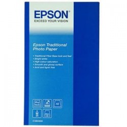 Epson Traditional Photo Paper, foto papier, saténový, biely, A2,...