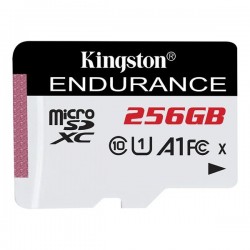 256 GB . microSDXC karta Kingston High Endurance Class 10 UHS-I U1...