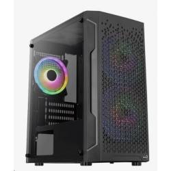 Aerocool Trinity Mini, skrinka mATX, bez zdroja, 3x RGB LED fan,...