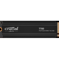 Crucial T700 2TB PCIe Gen5 NVMe M.2 SSD (r12400MB/s, w11800MB/s) s...