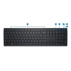 Dell bezdrátová klávesnice - KB500 - CZ/SK  580-BBGJ