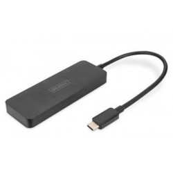 DIGITUS USB-C - 3x HDMI MST Video Hub DP 1.4, HDMI 2.0, 4K/60Hz...