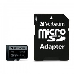Verbatim pamäťová karta Pro MicroSD, 128GB, micro SDXC, 47044, UHS...