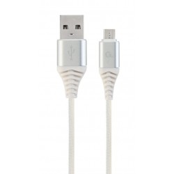 Kábel CABLEXPERT USB 2.0 AM na MicroUSB (AM/BM), 1m, opletený,...