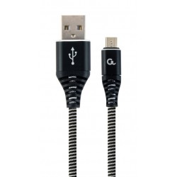 Kábel CABLEXPERT USB 2.0 AM na MicroUSB (AM/BM), 1m, opletený,...
