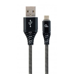 Kábel CABLEXPERT USB 2.0 AM na MicroUSB (AM/BM), 2m, opletený,...