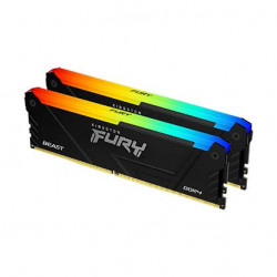 DDR 4        16GB . 3200MHz. CL16 FURY Beast RGB Kingston (2x8GB)...