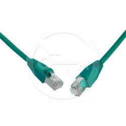 Solarix Patch kabel CAT5E SFTP PVC 7m zelený snag-proof...