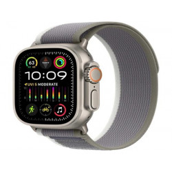 Apple Watch Ultra 2 49mm titanová s zelenošedým trailovým tahem S/M...